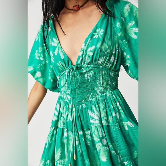 Free People Perfect Day Printed Mini Dress - Picture 3 of 3